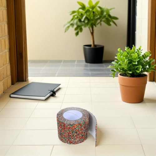 Tiras Antideslizantes de Epdm MAGICLULU Rollo de Caucho de 300x10 Cm 5