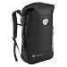 Såk Gear BackSak Waterproof Backpack: 500D PVC, 35L Black with Welded Seams, Reflective Trim, Padded Back Support, Cushioned Adjustable Straps, Inner Zip Pocket & Splash Proof Outer Zip Pocket