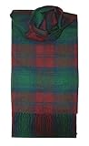 100% Rein Lana de Cordero I Luv LTD Lindsay Tartan Scarf Modern Lambswool
