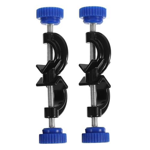 Unomor 2Pcs Heavy Duty Lab Cross Clip Clamp Fixture for Stand Rack Reliable Boss Head Holder for Laboratory Use Clip Holder for Research and Testing