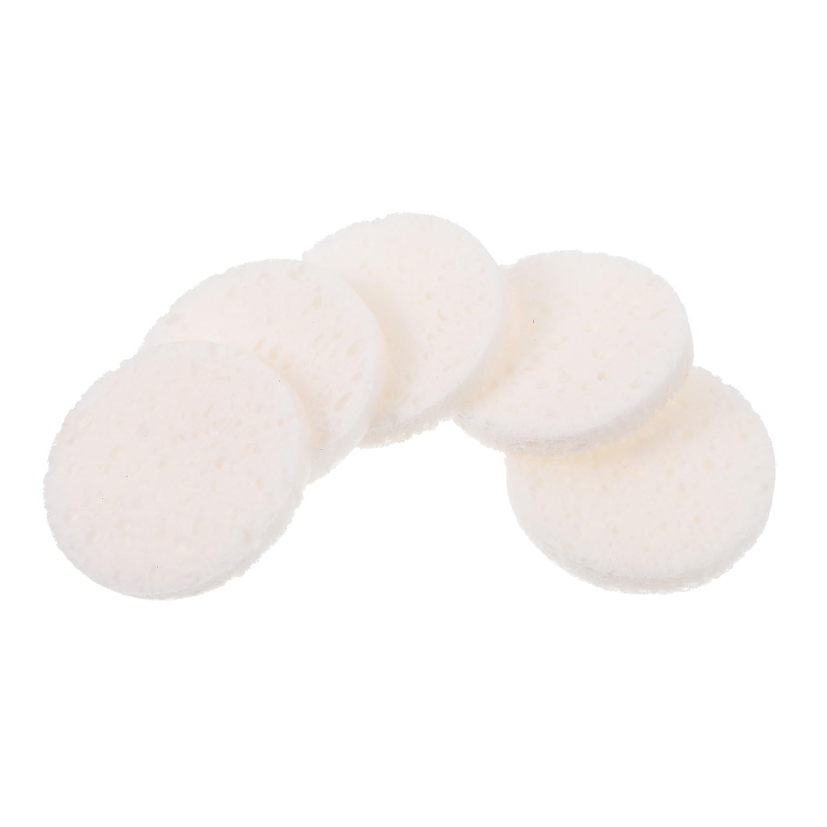 Ipetboom 50Pcs White Wood Pulp Cotton Cleansing Sponges for Facial Cleaning Soft and Comfortable Face Powder for Makeup Removal and Skin Care
