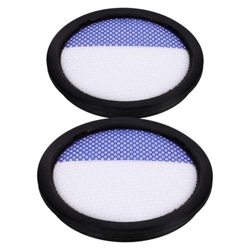 Lurrose Lot de 2 Filtres Lavables Universels pour Aspirateur Balai sans Fil et Filaire, Média Filtrant Haute Efficacité Réutilisable, Accessoires Compatibles Aspirateurs Traîneau Fil,