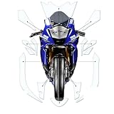 Steinschlag Lackschutzfolie PPF Motorradfolie geeignet für Yamaha YZF R6 2017-2024 RJ27 Lackschutzfolie Clear-TPU
