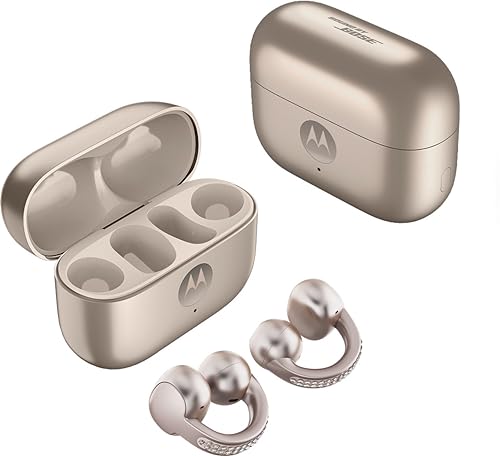 MOTOROLA Moto Buds Loop True Wireless Earbuds | Sound by Bose | 12 mm Drivers | 31 Hrs Playback | Fast Charge 10 min = 3 Hrs | CrystalTalk AI Mics |...