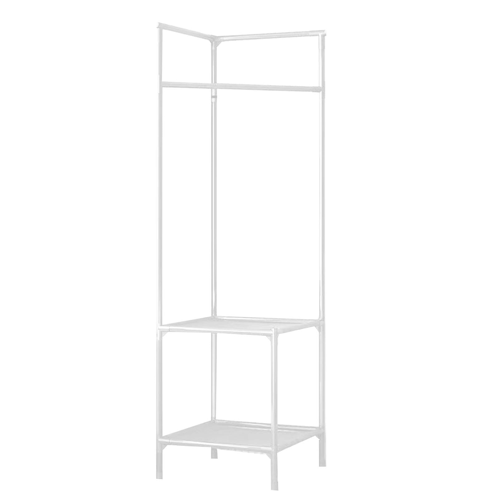 Porte-manteau d'angle étagère chaussures pour chambre et entrée