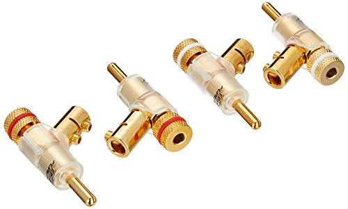 FURUTECH ADL ハイエンドグレード バナナプラグ 24k金メッキ処理 4本1組 FP202G