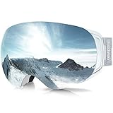 ❤ Con diseño sin marco - lente magnética intercambiable esférica grande: nuestra lente dual esférica panorámica proporciona una vista realmente despejada y sin obstáculos de las pendientes.Protege sus ojos del deslumbramiento y los dañinos rayos UV.En diferentes condiciones climáticas, elija lentes de diferentes colores de acuerdo con VLT. Estas gafas pueden resistir las condiciones exteriores más extremas.