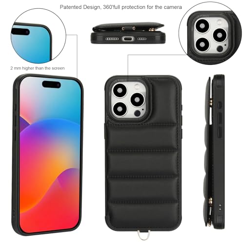 Étui portefeuille iPhone 15 Pro Max à béquille et protection RFID - 4