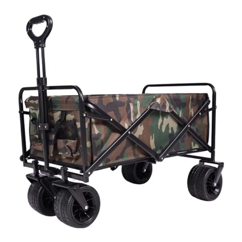 Chariot de camping pliable tout-terrain robuste 100 L