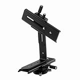 Farbe schwarz Schnellauslösungsplatte Pro 360 Angle Swivel Nodalpunktadapters Makroaufnahme Fokus Schienen Slider Halter for DSLR DV-Kamera