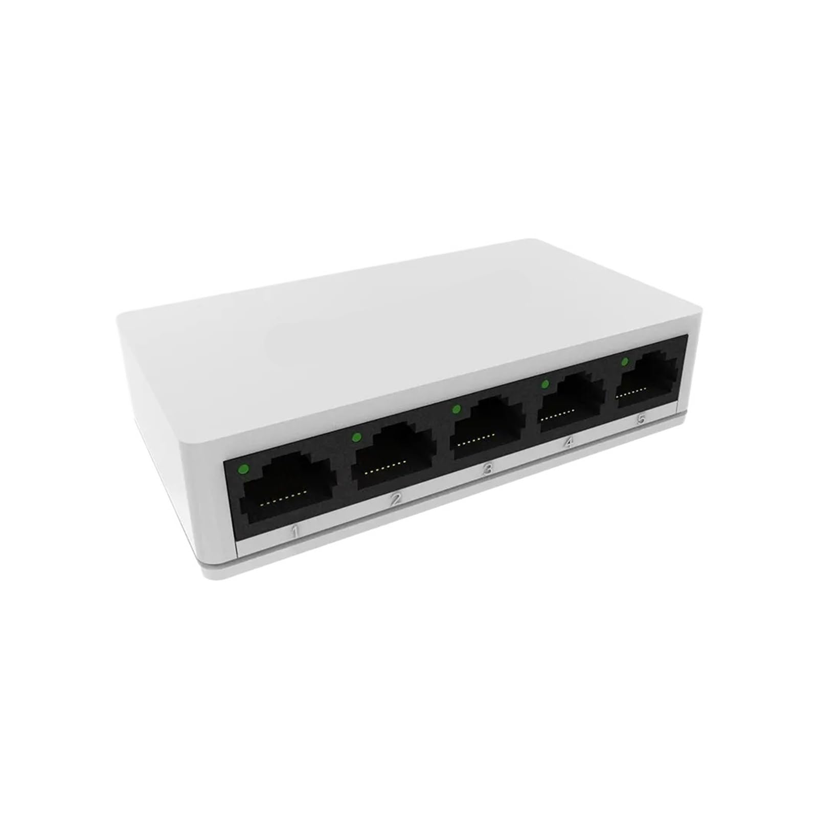 Switch di rete SW05 5V, Mini Ethernet, 5 porte, 10/100Mbps, soluzione di espansione rapida della rete cablata per casa e ufficio (SW05-EU)