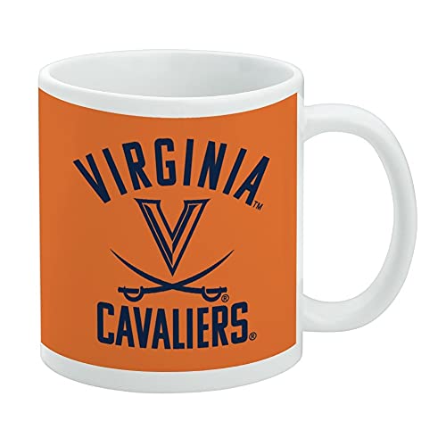 Virginia Cavaliers – Tasse à café en céramique – Cadeau fantaisie pour café, thé et boissons chaudes, 325 ml, blanc Virginia Cavaliers – Tasse à café en céramique – Cadeau fantaisie pour café, thé et boissons chaudes, 325 ml, blanc