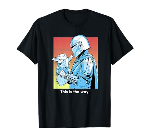 T-shirt Star Wars The Mandalorian pour fan de Mando et Grogu