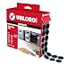 VELCRO Brand - Sticky Back Hook and Loop Fasteners | Perfect for Home or Office | 3/4in Coins | Pack of 200 | Black
