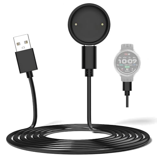 Image of ZORBES Compatible with Amazfit Active 2A2437 /Bip 6A2435, 3.3ft USB Smart Watch Magnetic Charging Cable Charger Dock, 5V1A 5W