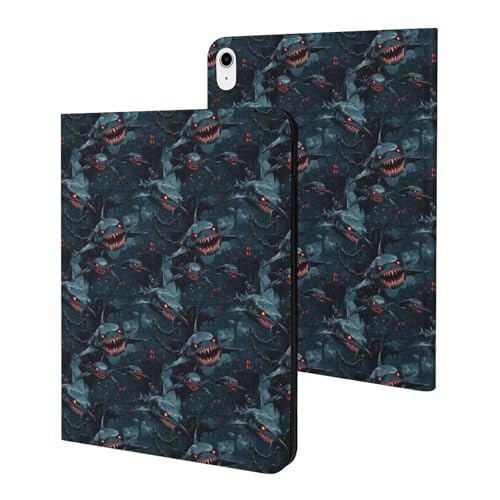 Étui de protection iPad 11 pouces 2025, housse d'exception au design requin