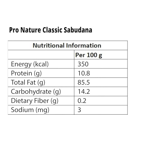 Image of Pro Nature Organic Sabudana 500 grams (Pack of 3)
