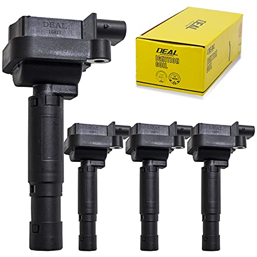 DEAL Pack of 4 New Ignition Coils Compatible With 2003-2005 C230 1.8L L4 Replacement For UF555 IC635 C1690