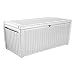 Keter 235178 Sumatra Deck Box with Pool Kit, White