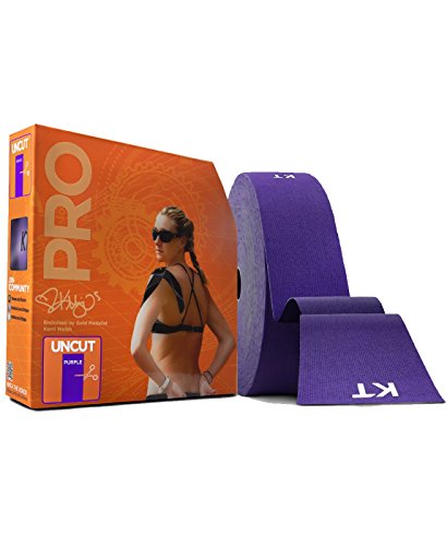 KT Tape Pro Jumbo 125 ft Uncut Kinesiology Therapeutic Sports Roll, Purple