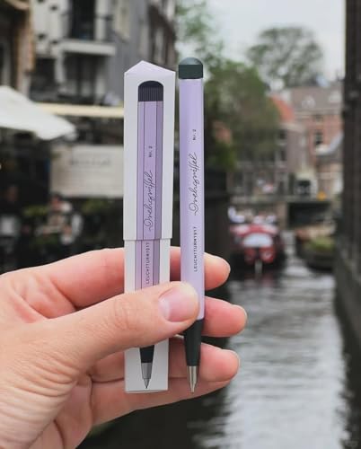 Image of LEUCHTTURM1917 0.7mm Mechanical Pencil Drehgriffel No.2 Lilac | Clutch Lead Pencil, HB Graphite, Twist Mechanism, 0.7mm Lead, Office Pencil, Stationery Gift