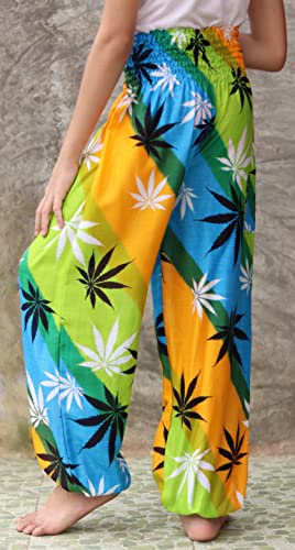 Image of Full Funk Rayon Smock Waist Child Lounging Comfortable Elephant Aladdin Pants