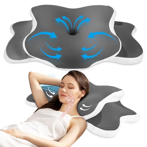 Hábitos Saludables para Cuerpo y Mente: Guía Completa para una Vida Equilibrada 3 Almohada Cervical Ergonómica para Cuello, Almohada Ortopedica par...
