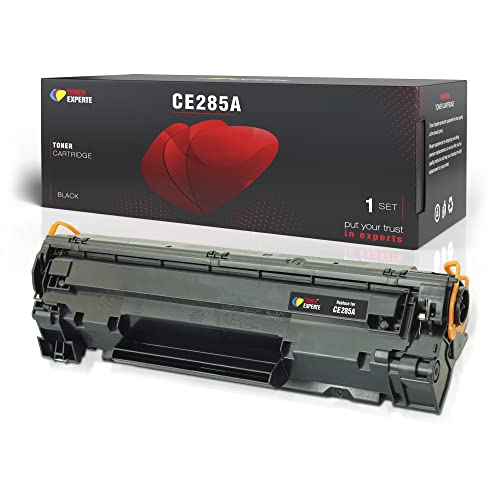 Toner Experte Compatible 85A Negro Cartuchos de Tóner Reemplazo para CE285A Toner para Laserjet Pro P1102 P1102w M1210 M1212nf M1132 Impresora