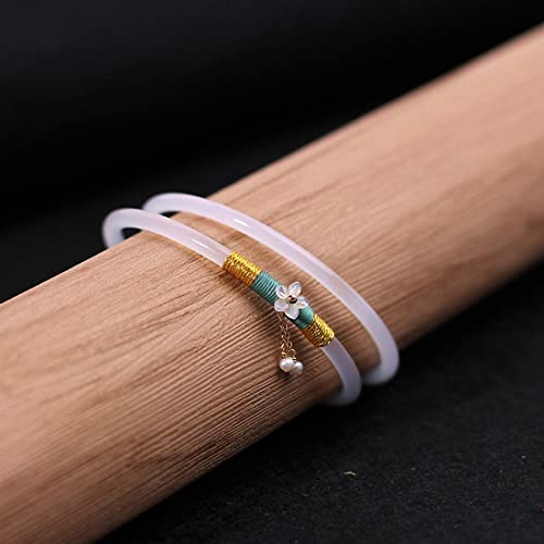 Image of Natural Agate Bracelet Bangle With Gift Box Free