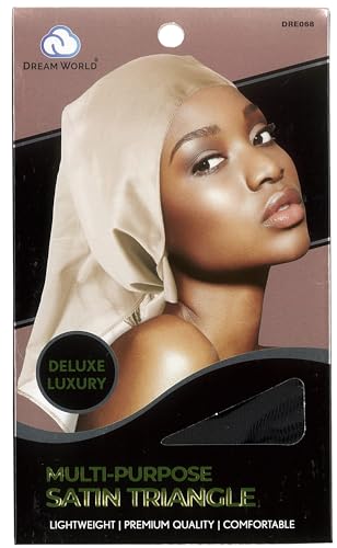 Dream World Women Satin Triangle Scarf Assorted Colors 12 Scarf