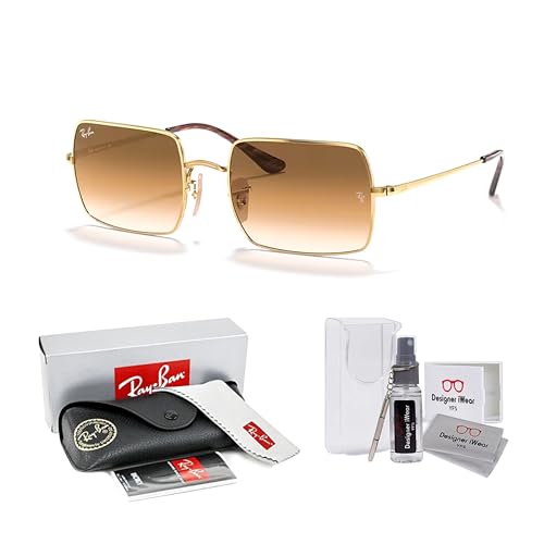 Ray-Ban RB1969 Rectangular Sunglasses for Men for Women +BUNDLE with ACCESSORY EYEWEAR KIT2