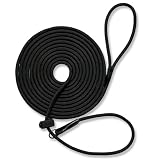 Fenrir Long Line Slip Leash 6m Professional Dog Training Lead to Train Recall, Perfect for Recall, Easy to Use, Spring Loaded Stopper, Light Weight and Durable
