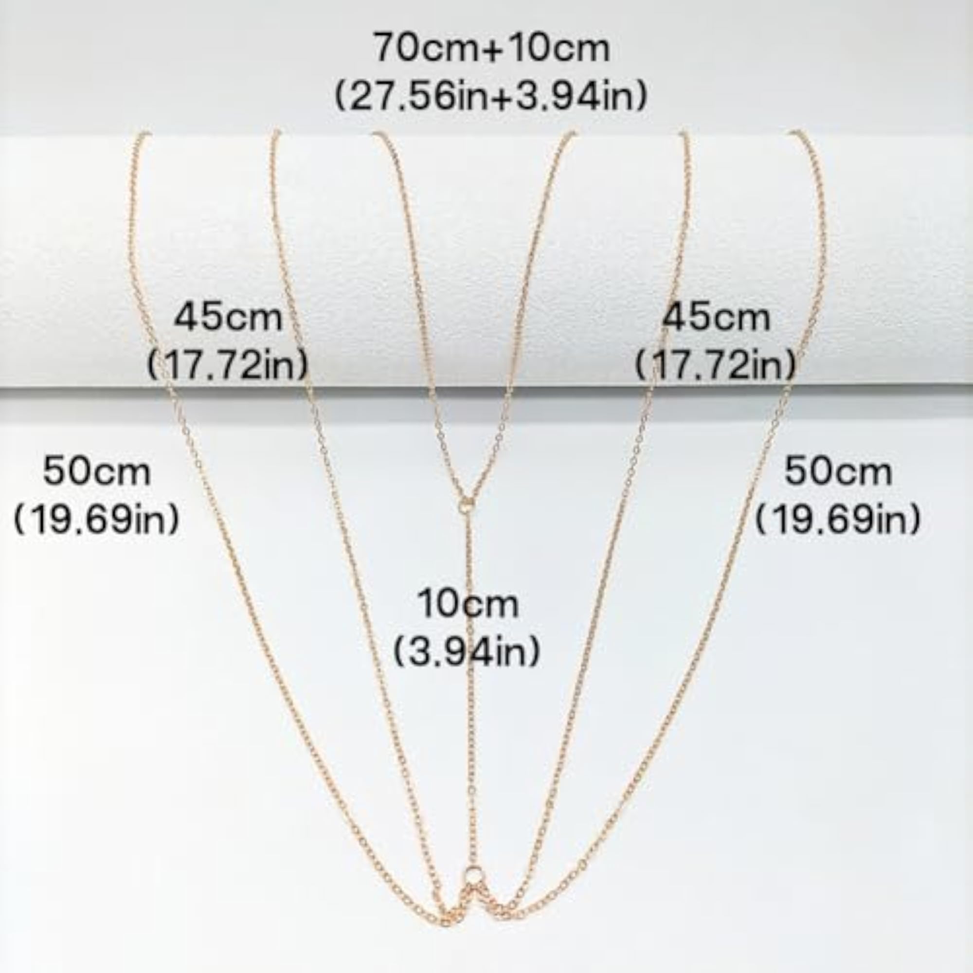 Women's Premium Gold Chain Belt with Moon & Butterfly Rhinestone Design