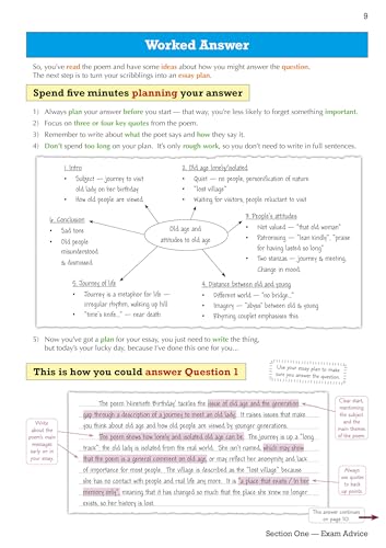 New GCSE English AQA Unseen Poetry Guide - Book 1 includes Online Edition