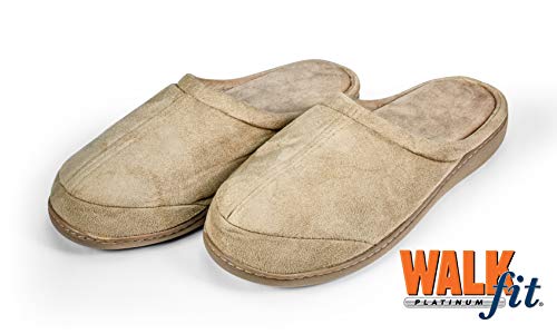 WalkFit Platinum Total Comfort Slippers Women’s or Men’s House Shoes Memory Foam for Use Indoor/Outdoor with Anti2