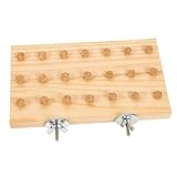 CORHAD Cage À Oiseaux En Bois Support Dexercice Pour Perroquet Jouet À Mâcher Pour La Mue