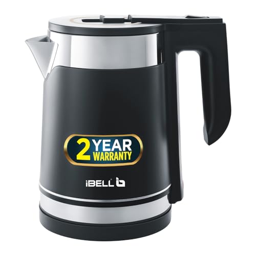 iBELL SEK170BM Premium Electric Kettle 1.7 Litre, 1500 Watt, Stai...