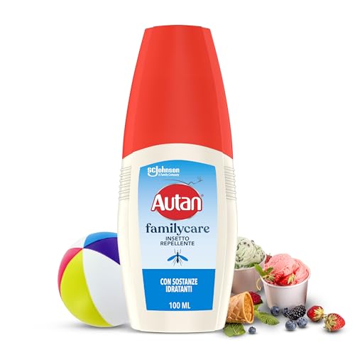 Autan Family Care Vapo, Insetto Repellente e Antizanzare Tigre e Comuni, 1 Confezione Spray da 100 ml