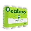 Caboo Tree Free Toilet Paper, Septic Safe Toilet Tissue, Non Toxic, Chemical Free, Non Toxic, 2 Ply Bathroom Toilet Paper | Pack of 24 Double Rolls, 300 Sheets Per Roll