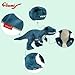 Wilomis T-rex Dinosaur Stuffed Animal 12” Mommy with Baby Family Set, 3 Pieces of Cute Dinosaur Plush Toys Dino Plushies for Kids Girls Boys