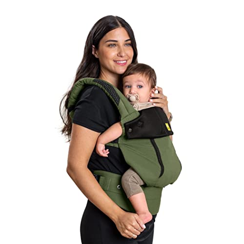Image of LÍLLÉbaby Complete All Seasons Ergonomic 6-in-1 Baby Carrier Infant to Toddler with Lumbar Support (7-45 Pounds), 360 Degree Baby Wearing & Multi-Position, Inward & Outward Facing (Succulent)