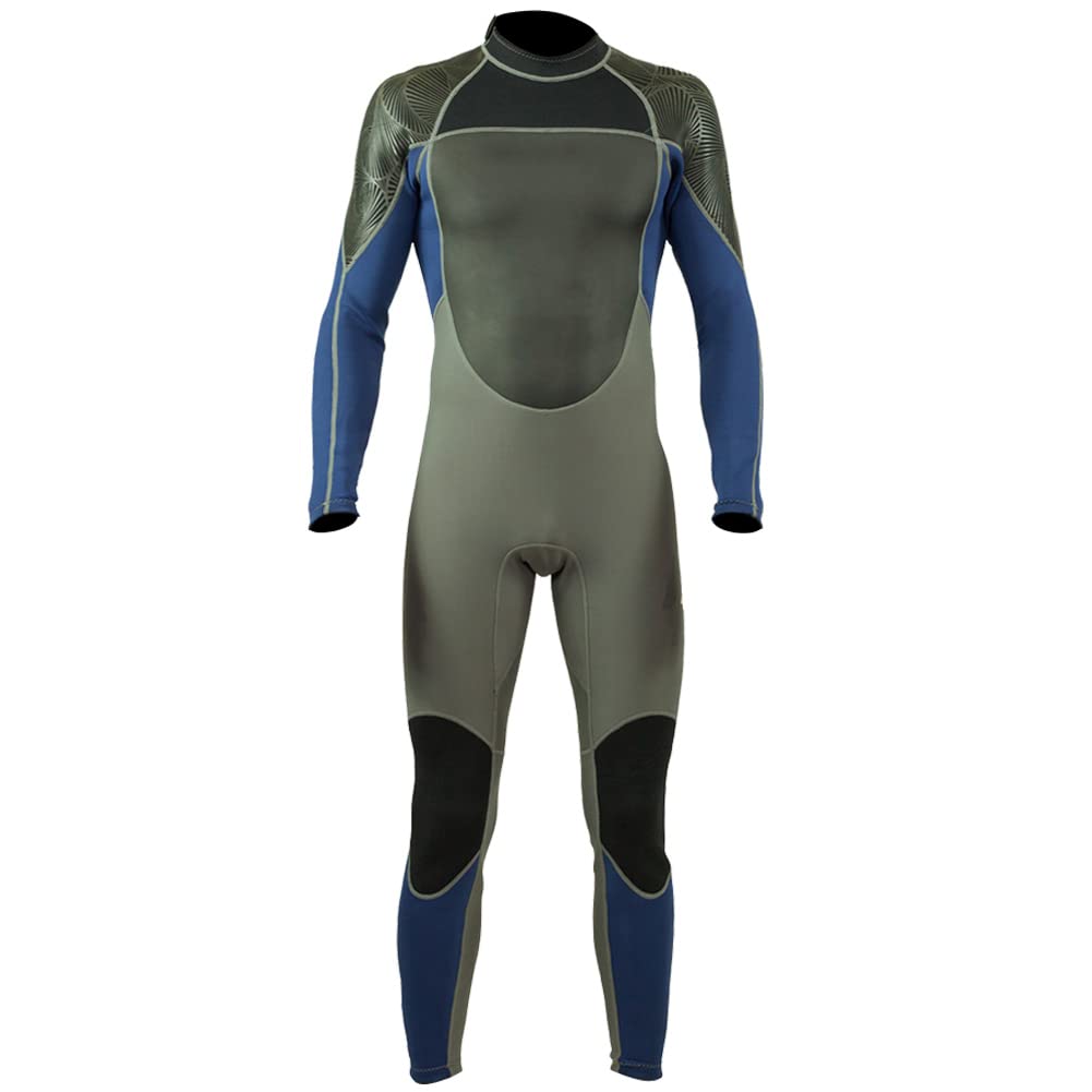 Muta Torvex, Muta da Sub in Neoprene da 3 mm da Uomo Tuta da Surf a Maniche Lunghe per Lo Snorkeling, il Surf, l'Uso in Acqua Fredda