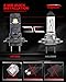 KATANA H7 Light Bulbs, No Adapter Required 400% Brightness 6500K Non-Polarity Plug and Play, Powersports, Pack of 2