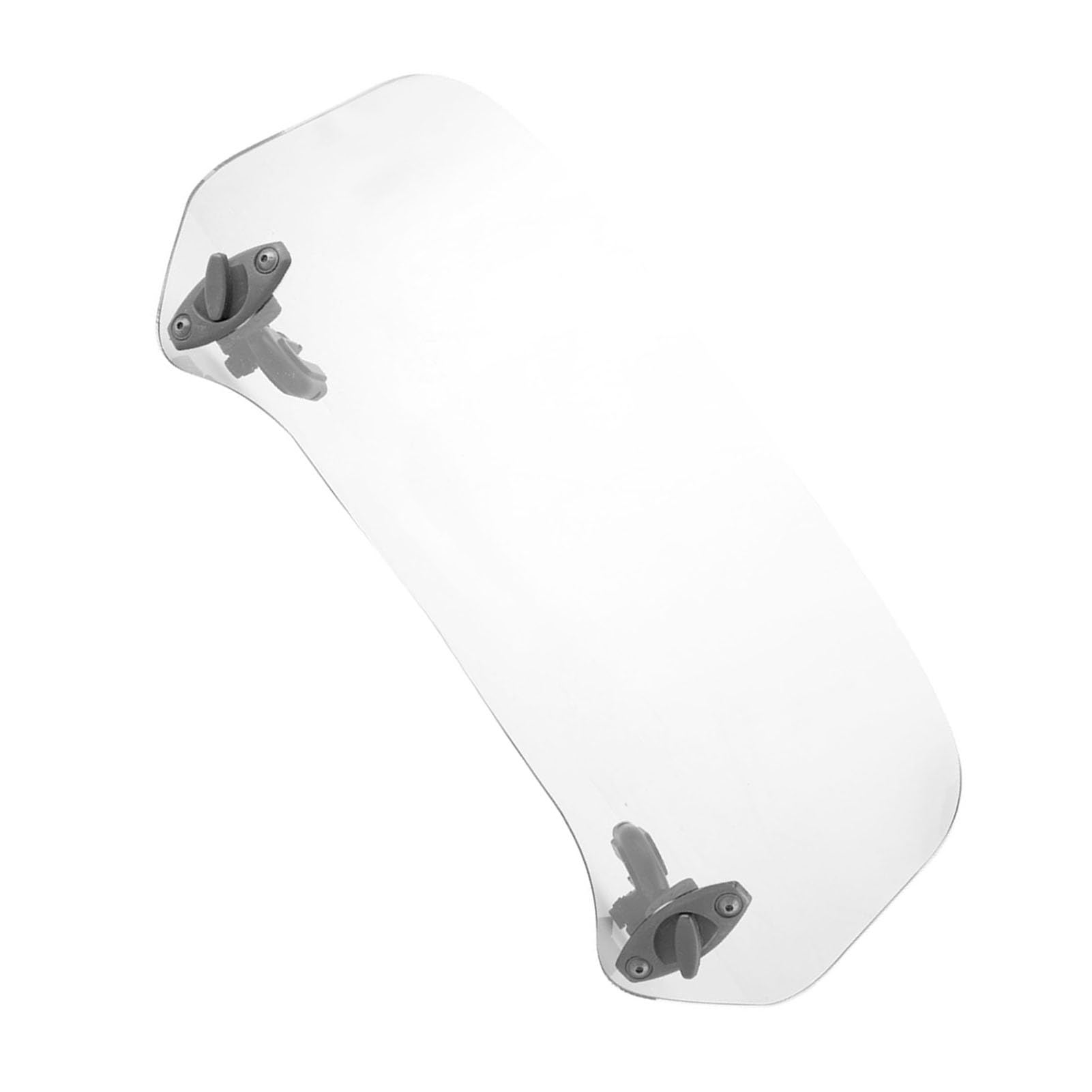 Pare-Brise et déflecteurs de Moto, déflecteurs pour Moto becquet déflecteur d'air Spoiler de Pare-Brise Universelle Modifiée Clip Réglable sur Déflecteur Vent Ajustables Extension (Transparent)