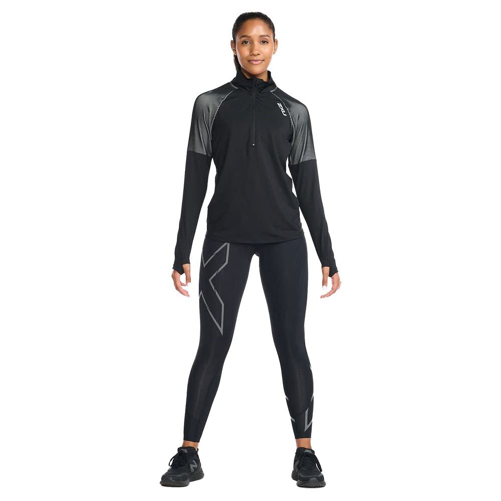 2XU Light Speed 1/2 Zip T-Shirt Femme (Lot de 1)