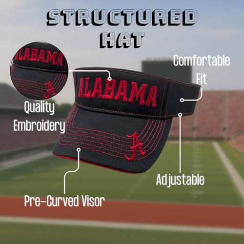 Gorra visera negra con logo bordado ajustable miniatura 4