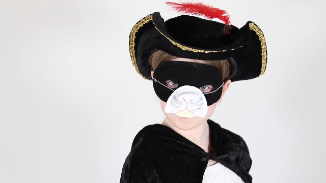 DURASHAPE TRICORN HAT Child One Size Halloween Costume Accessory Pirate