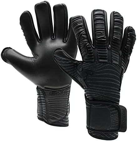 Precision GK Elite 2.0 Blackout Goalkeeper Gloves Size 9.5 Blackout