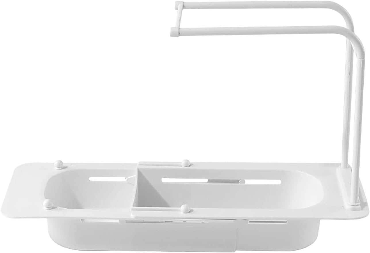 Zerlibeaful Kitchen Sink Storage Rack Sink Dishwashing