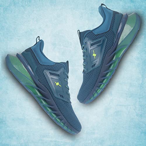 Image of Sparx Mens SM 796 | Enhanced Durability & Soft Cushion | Blue Running Shoe - 10 UK (SM 796)